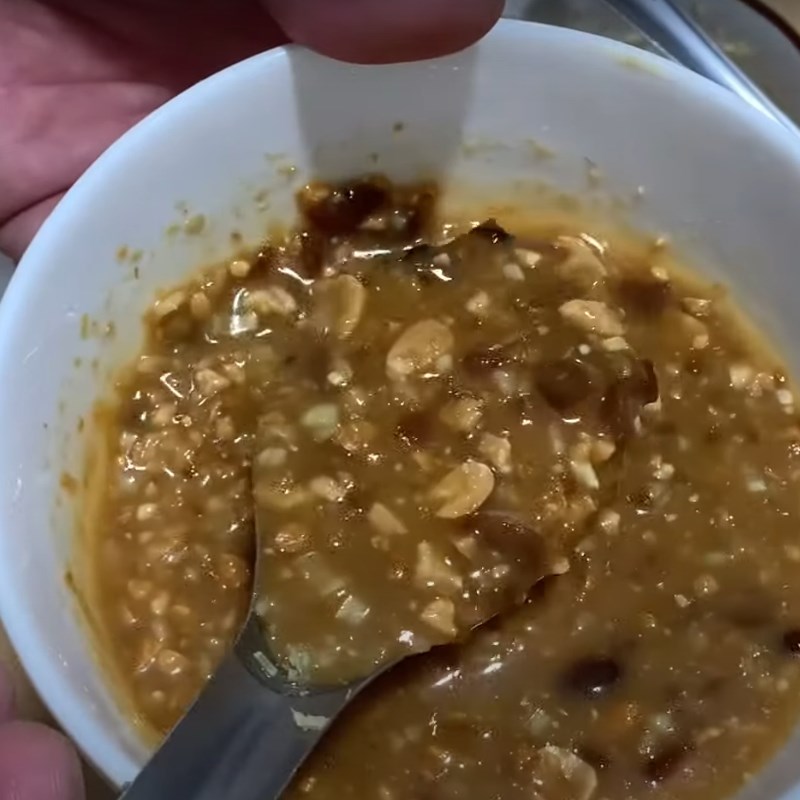 Bước 3 Làm mắm thấm chấm thịt Giò heo giả cầy miền Tây