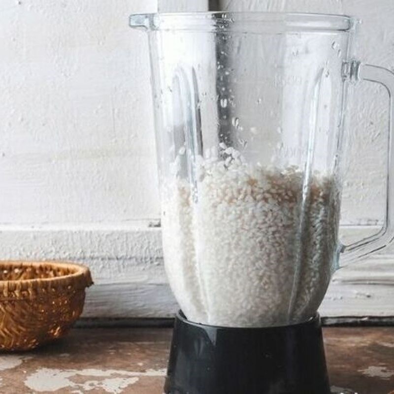 Bước 1 Chuẩn bị gạo Cánh gà rang muối