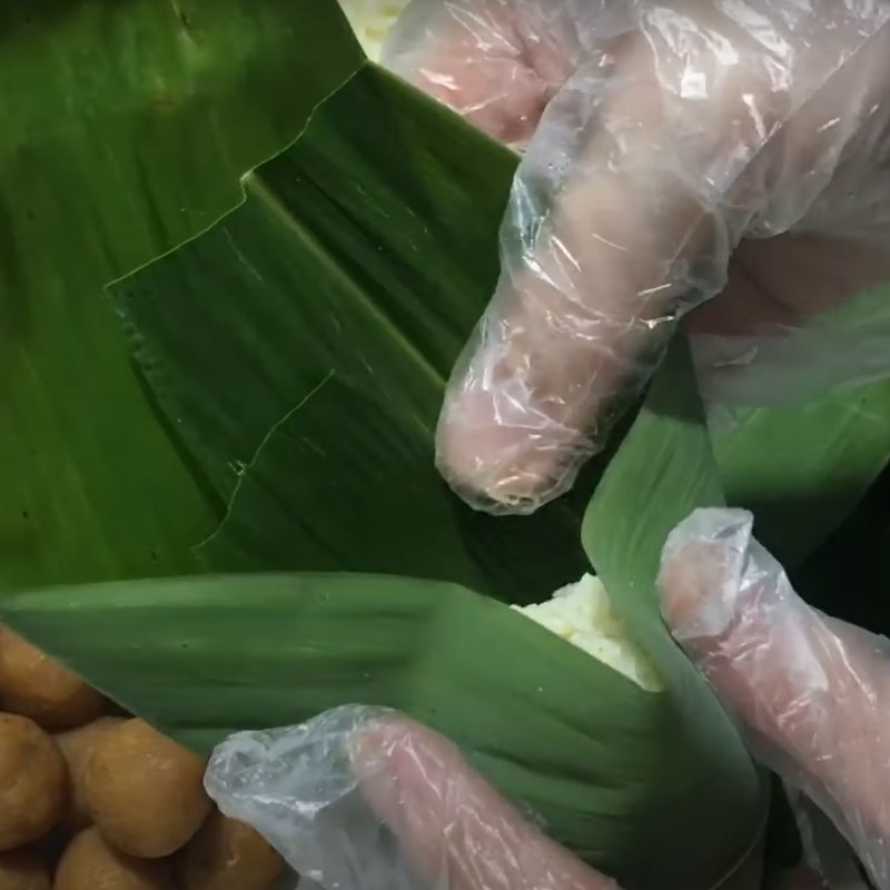 Bước 3 Gói bánh ú Bánh ú lá tre