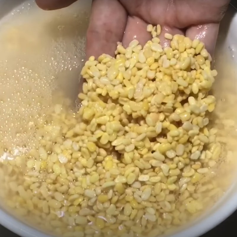 Bước 2 Làm nhân bánh Bánh ú lá tre