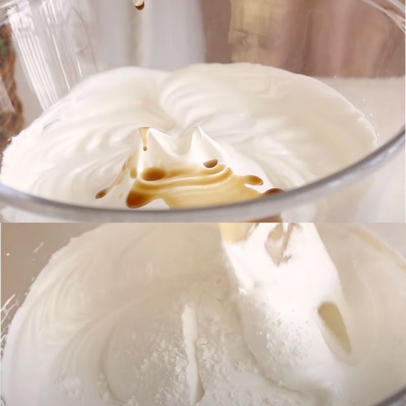 Bước 1 Đánh lòng trắng trứng Bánh Pavlova