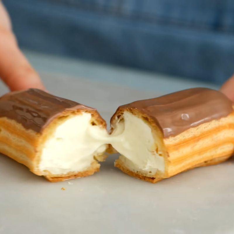 Bước 5 Làm sốt sô cô la Bánh eclair