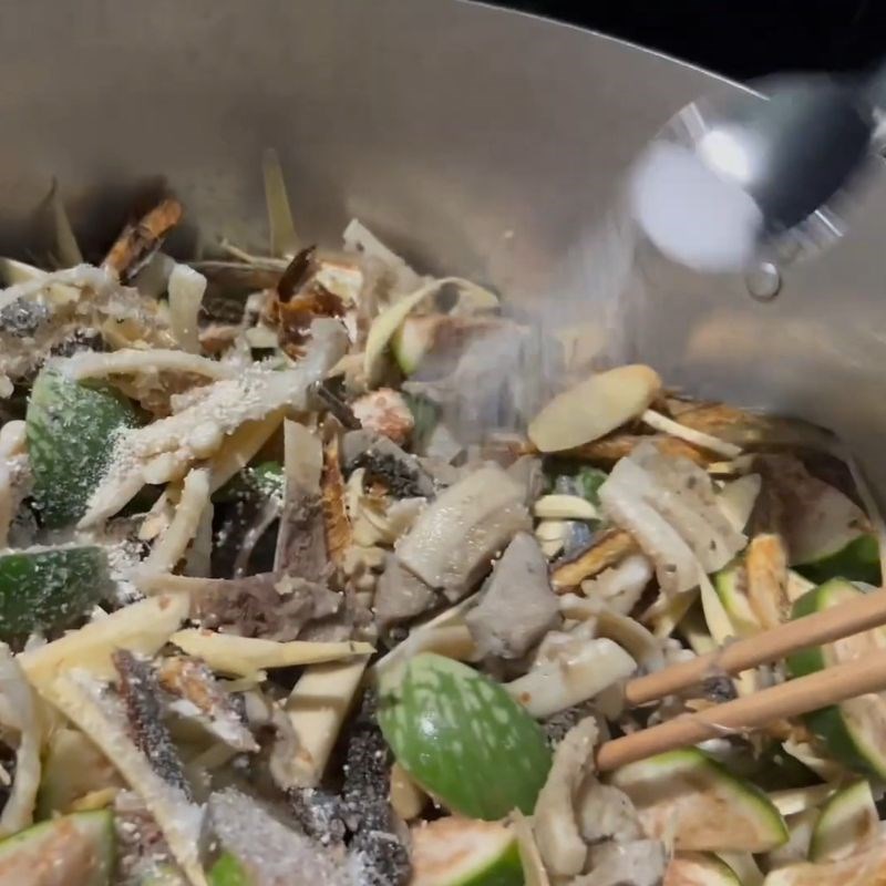 Bước 3 Nấu canh Canh thụt