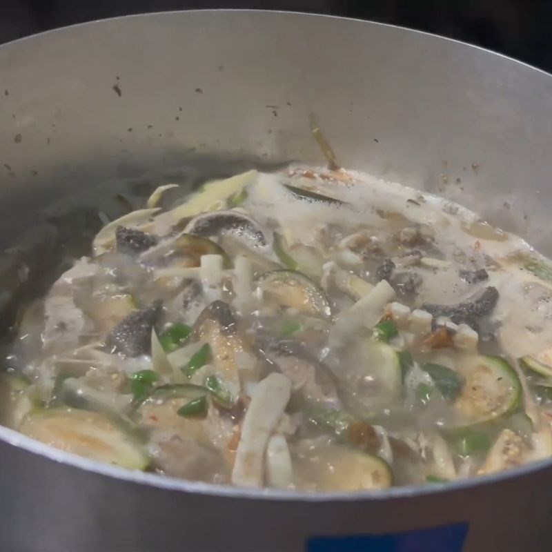Bước 3 Nấu canh Canh thụt