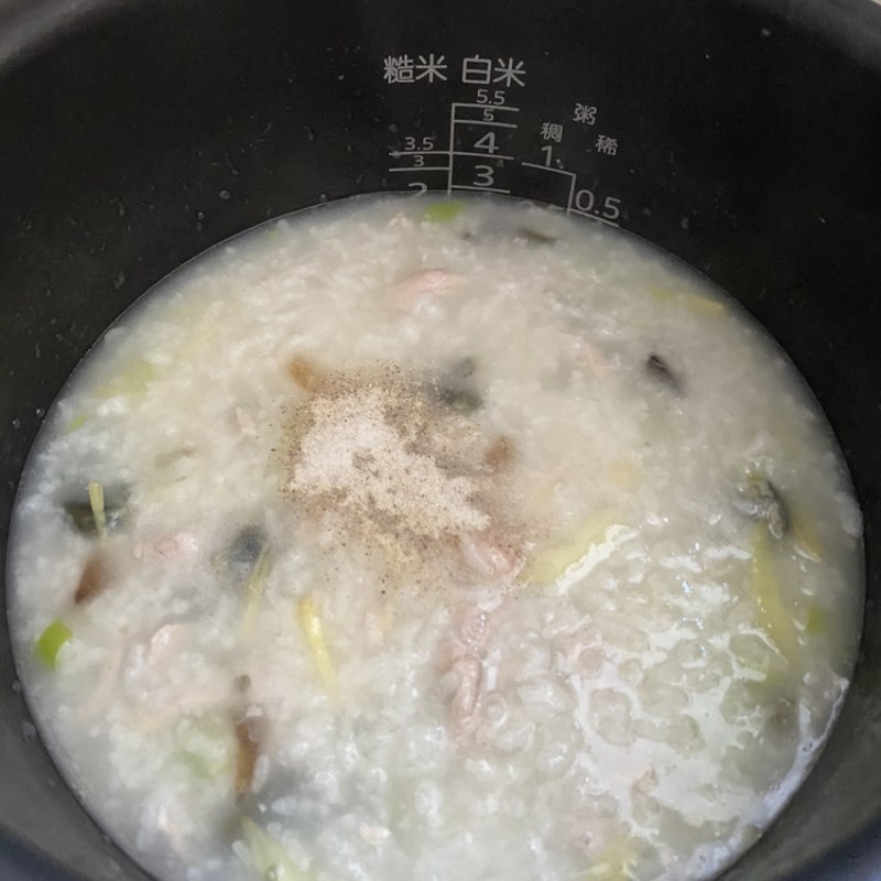 Bước 3 Nấu cháo bồ câu Cháo bồ câu bằng nồi cơm điện