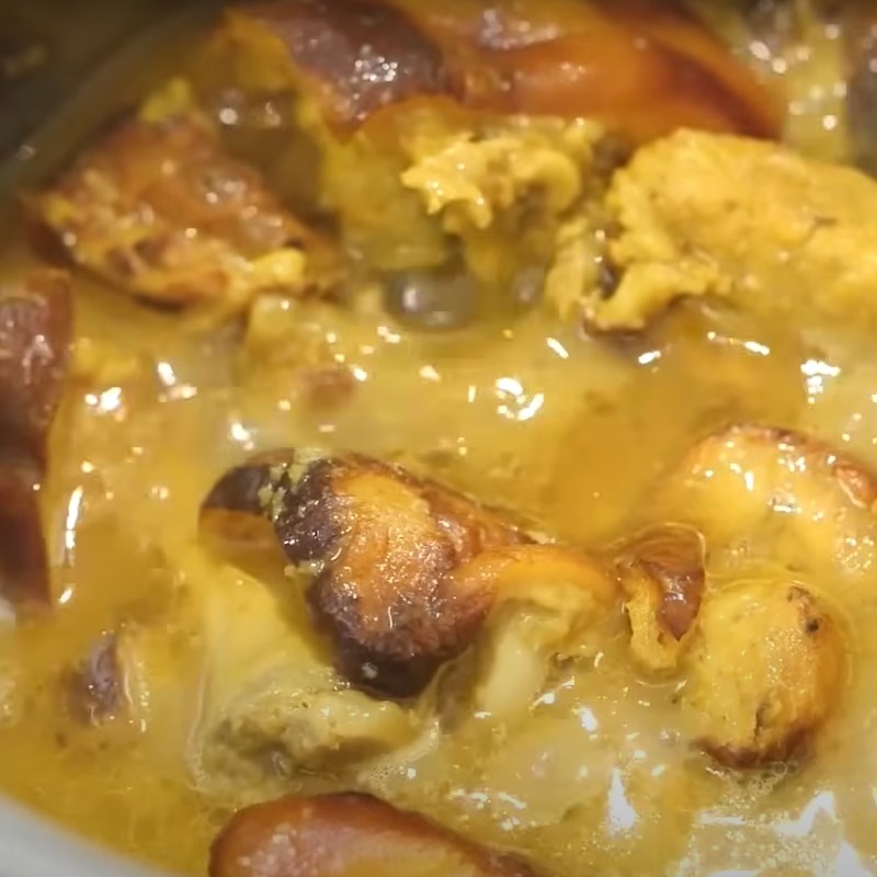 Bước 3 Nấu giả cầy Giò heo nấu giả cầy miền Bắc