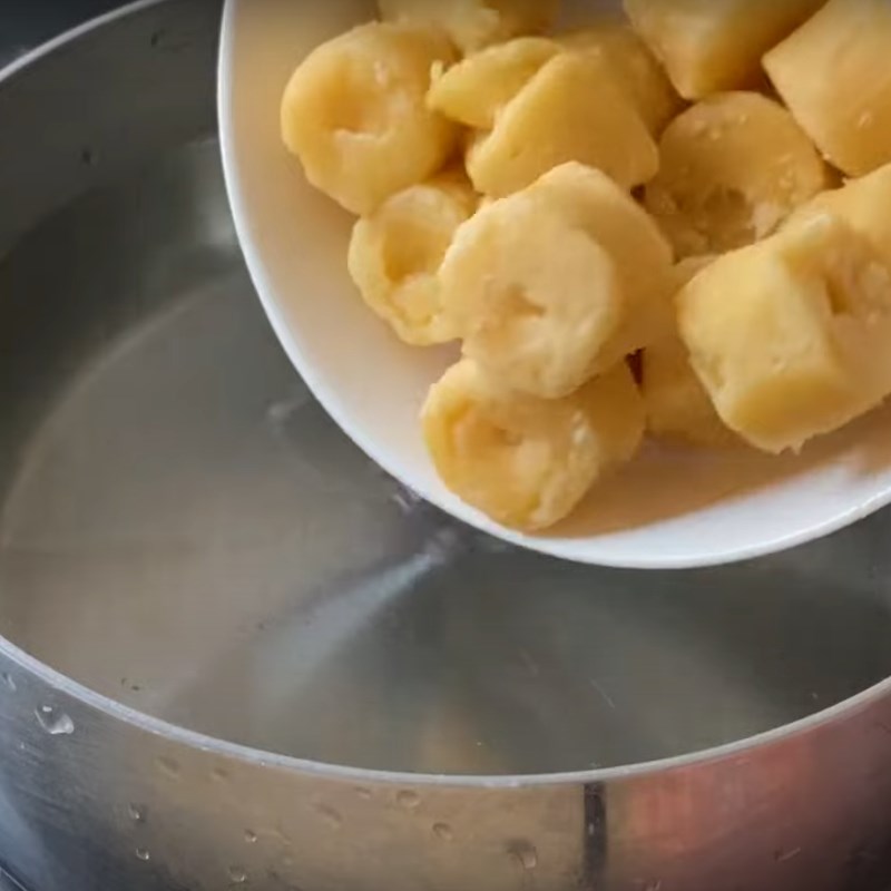 Bước 4 Nấu nước ngâm Gân bò ngâm rau tiến vua