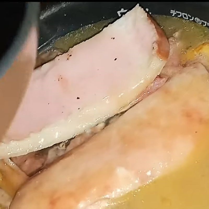 Bước 3 Nấu thịt Thịt ngan nấu đông