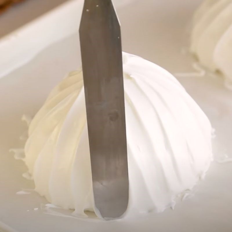 Bước 2 Nướng lòng trắng trứng Bánh Pavlova