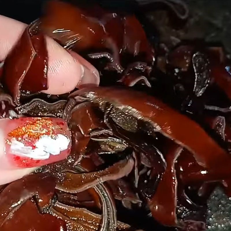 Bước 4 Sơ chế mộc nhĩ Thịt ngan nấu đông