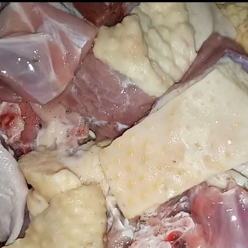 Bước 2 Sơ chế thịt ngan Thịt ngan nấu đông