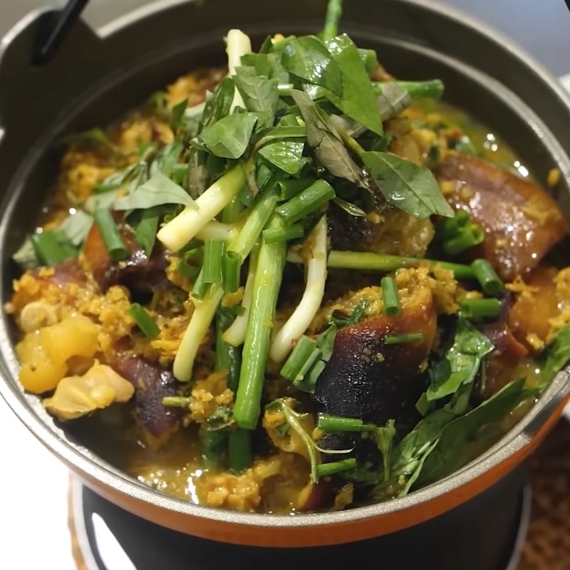 Bước 4 Thành phẩm Giò heo nấu giả cầy miền Bắc