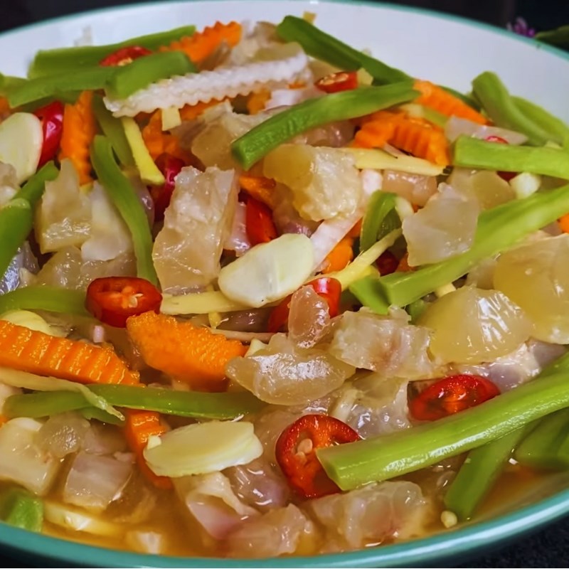 Bước 6 Thành phẩm Gân bò ngâm rau tiến vua