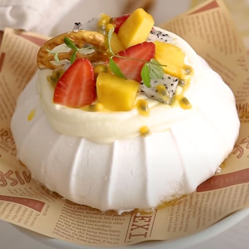 Bước 5 Trang trí Bánh Pavlova