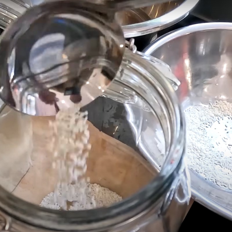 Bước 3 Ủ giấm gạo Giấm gạo