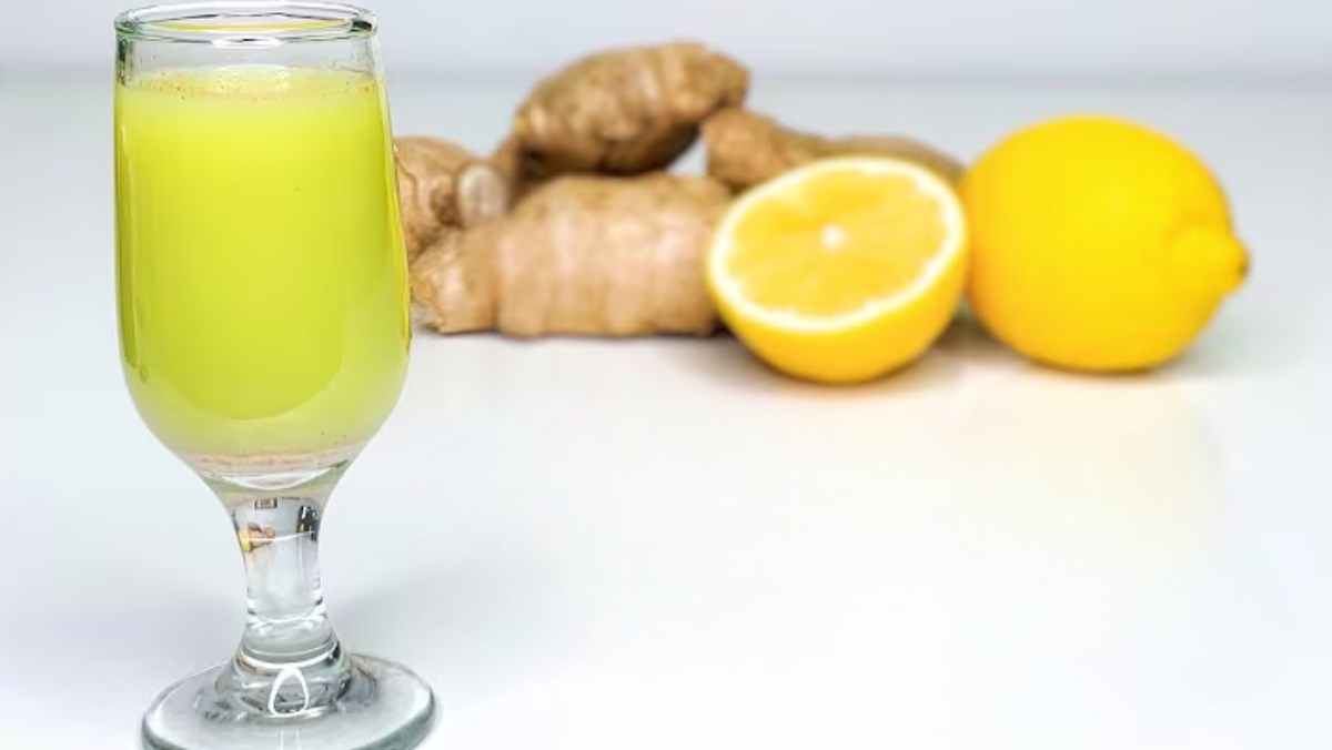 Ginger shot với cần tây