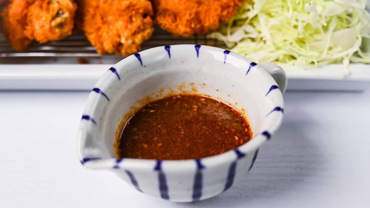 Sốt Tonkatsu mè rang