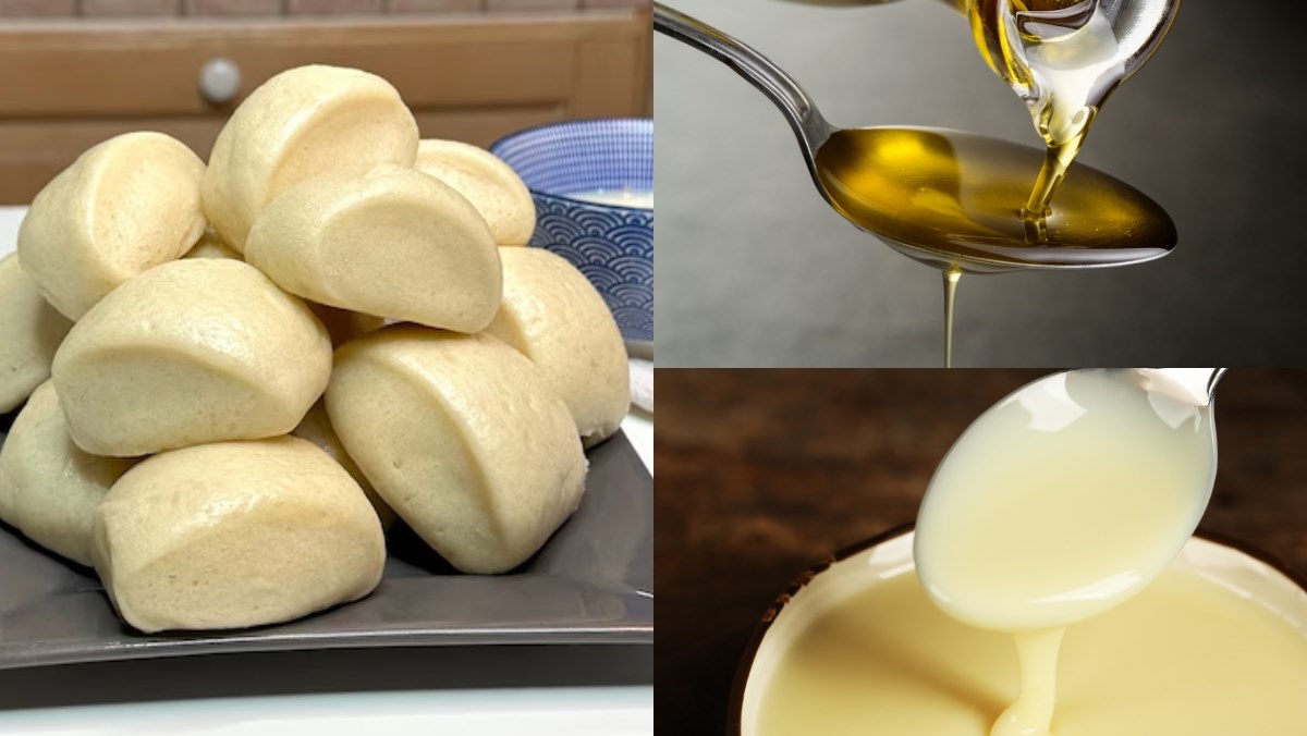 Nguyên liệu món ăn cách chiên bánh bao bằng nồi chiên không dầu