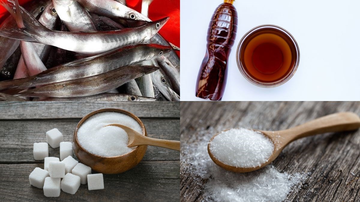 Nguyên liệu món ăn cá nhồng 1 nắng