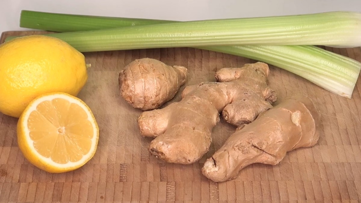 Nguyên liệu món ăn 3 công thức làm ginger shot