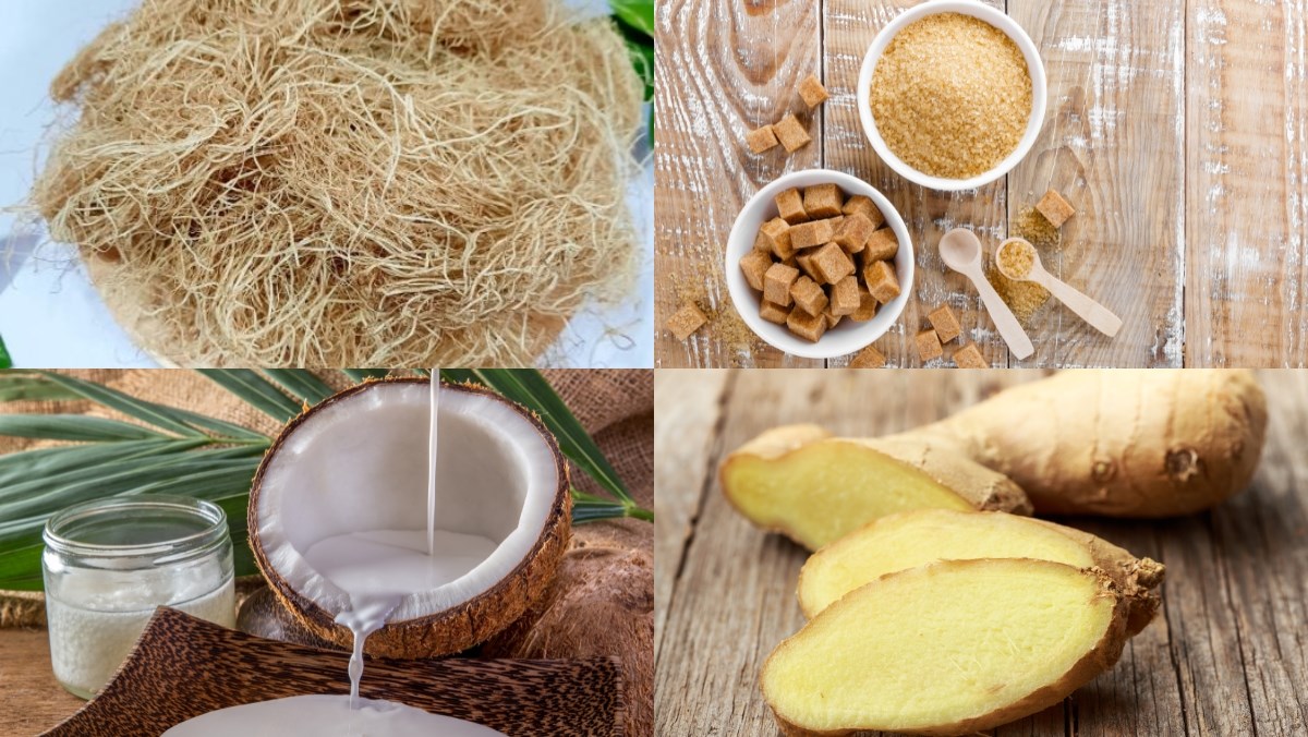 Nguyên liệu món ăn cách nấu xu xoa bằng rong biển khô