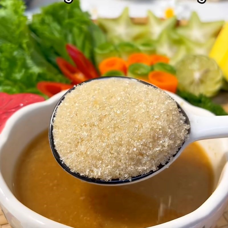 Bước 4 Làm mắm nêm Lõi rùa