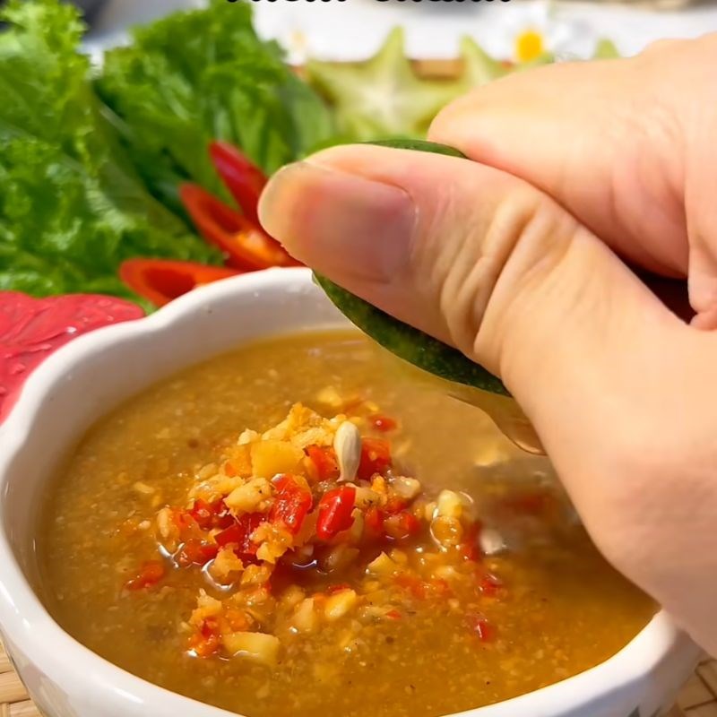 Bước 4 Làm mắm nêm Lõi rùa