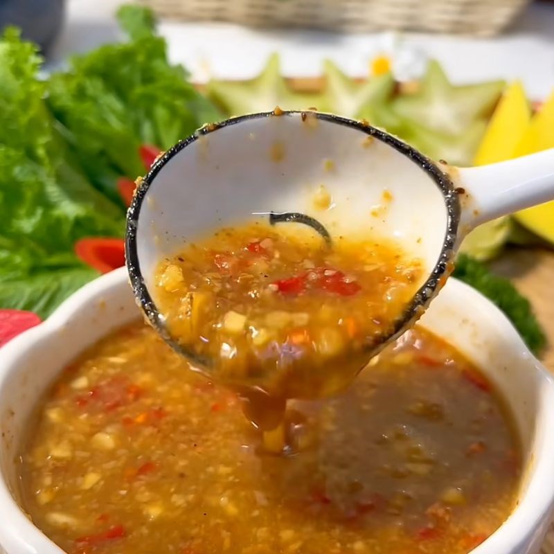 Bước 4 Làm mắm nêm Lõi rùa
