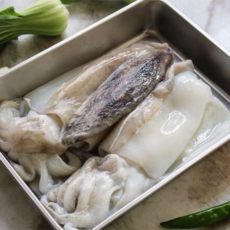 Bước 1 Chuẩn bị nguyên liệu Mực né