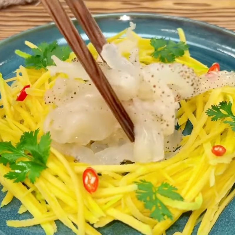 Bước 4 Hoàn thành Sứa sốt thái