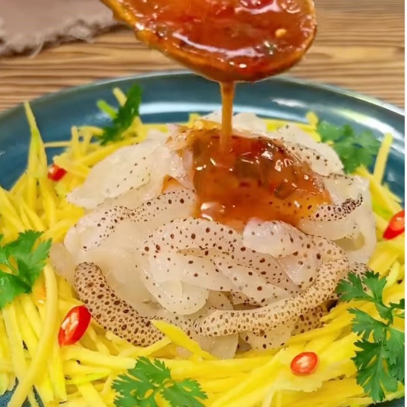 Bước 4 Hoàn thành Sứa sốt thái