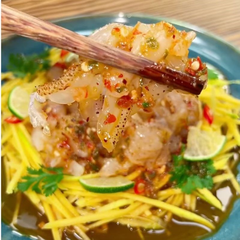 Bước 4 Hoàn thành Sứa sốt thái