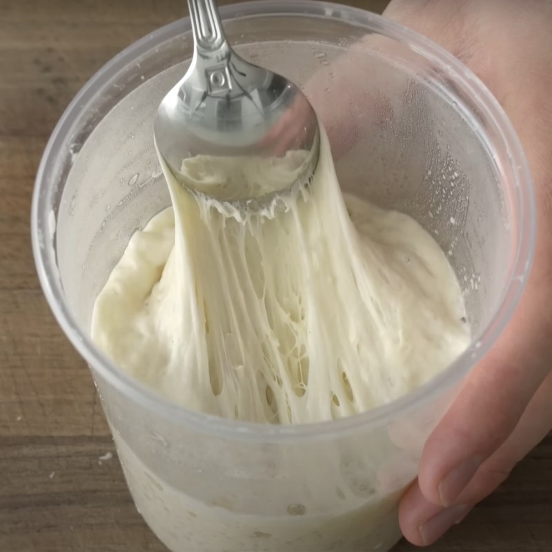 Bước 1 Kích hoạt men làm bánh Bánh mì sourdough