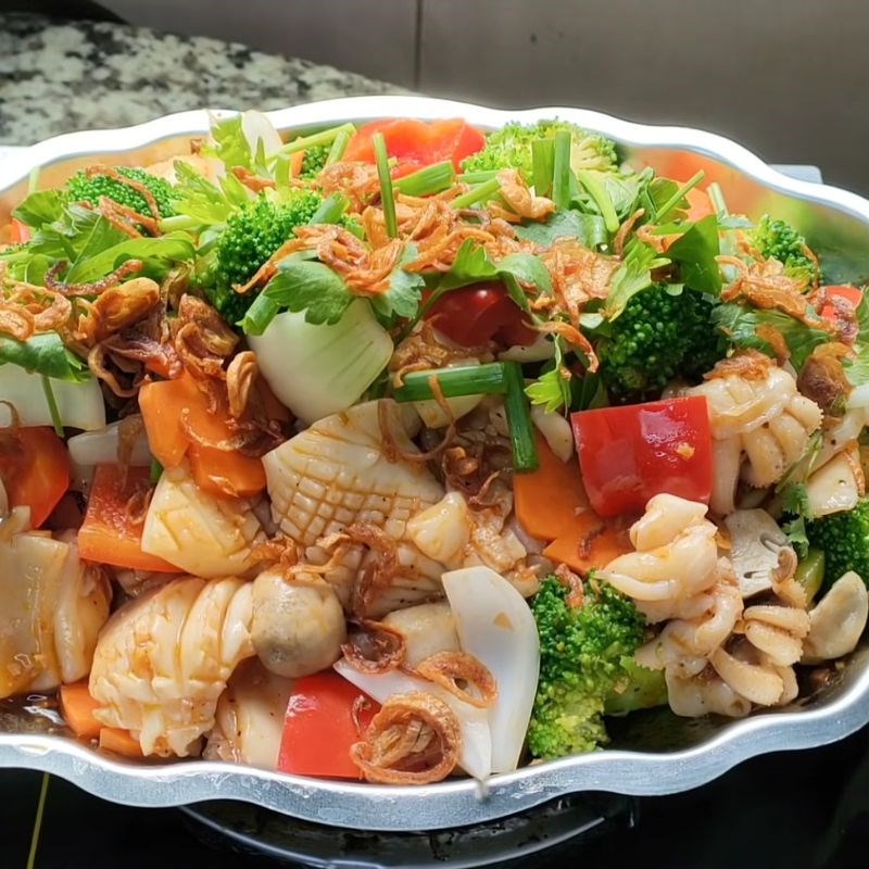 Bước 5 Trình bày và thưởng thức Mực né