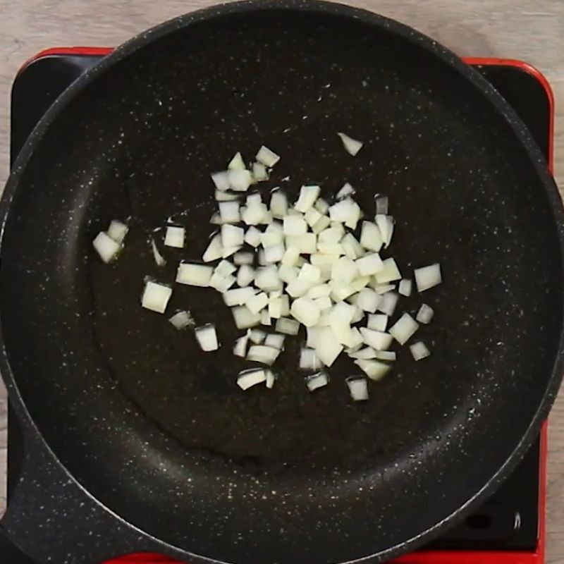 Bước 3 Làm nhân Bánh xèo hến