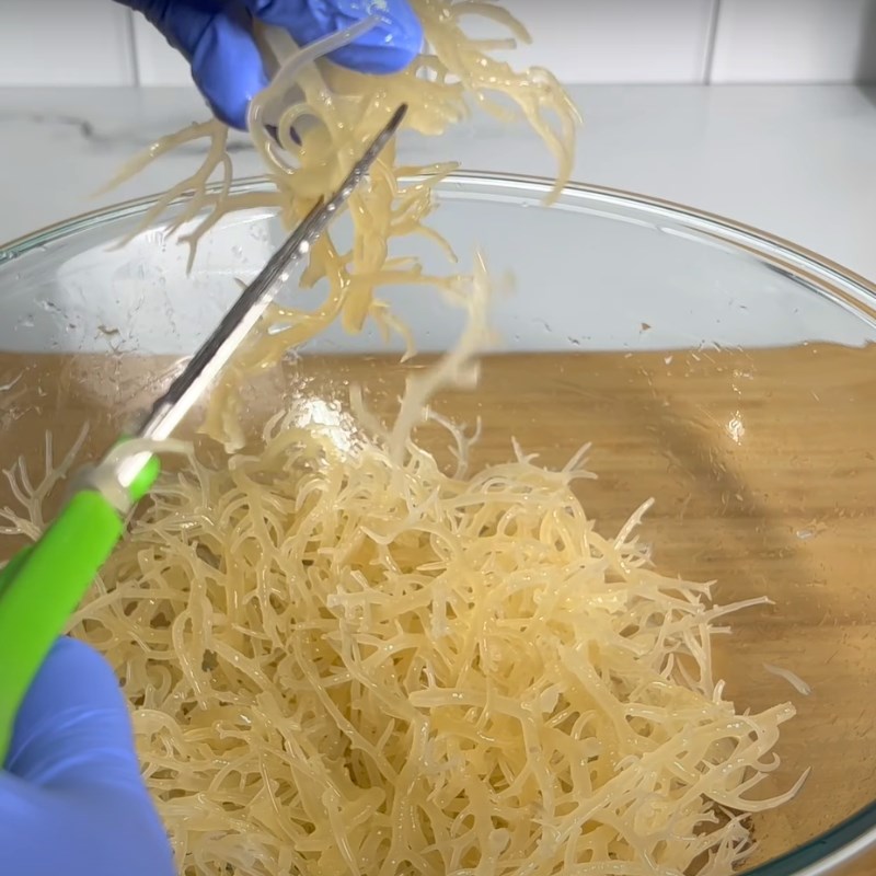 Bước 2 Làm sea moss gel Sea moss gel