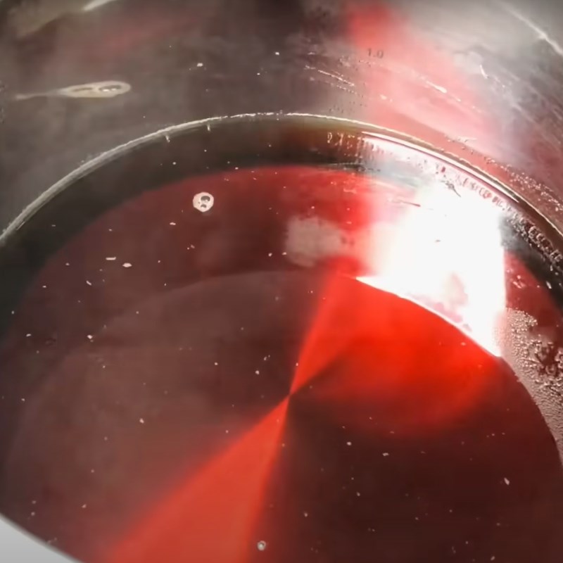 Bước 2 Nấu nước mắm Nước mắm tỏi ớt