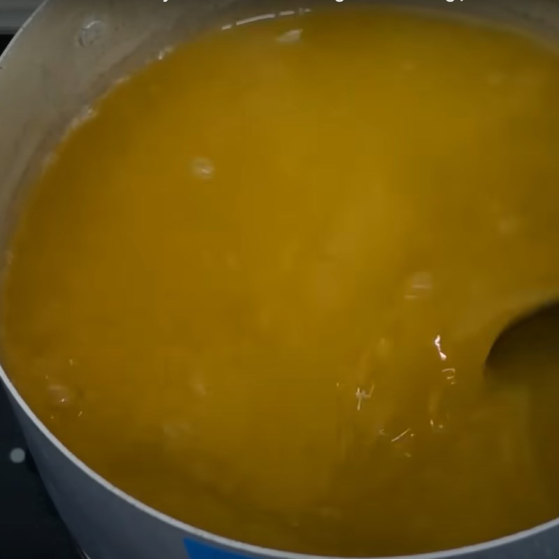 Bước 2 Nấu nước ngâm Cà pháo ngâm chua ngọt
