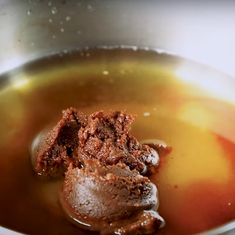Bước 1 Nấu nước sốt Sốt Tonkatsu miso đỏ