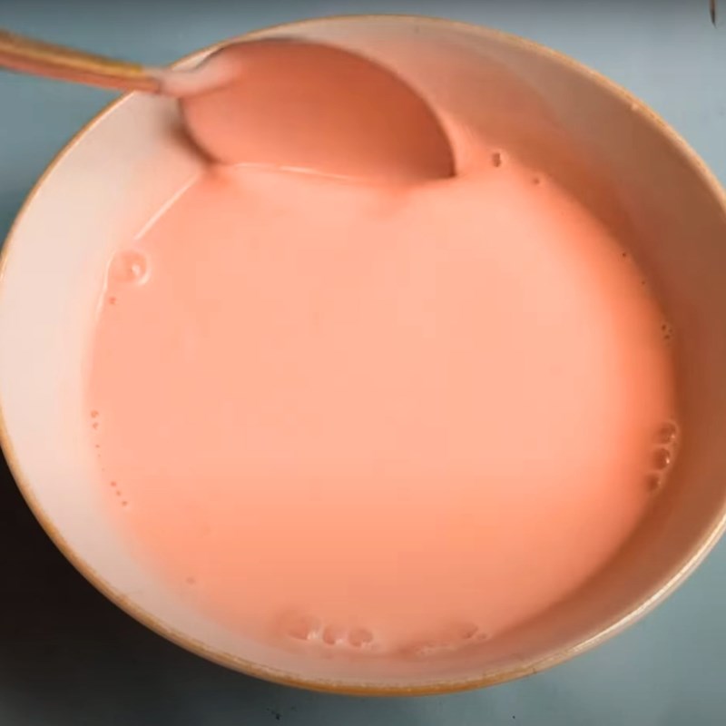 Bước 2 Pha màu Khúc bạch tầng