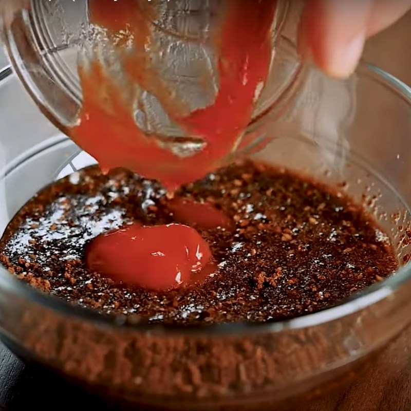 Bước 2 Pha nước sốt Sốt Tonkatsu mè rang