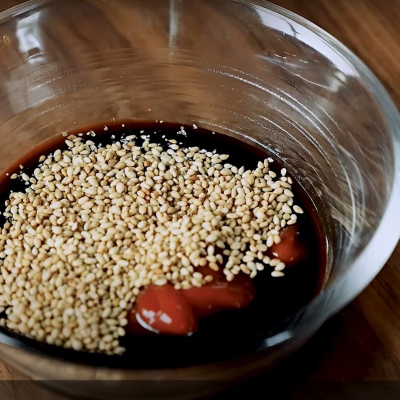 Bước 1 Pha nước sốt Sốt Tonkatsu truyền thống