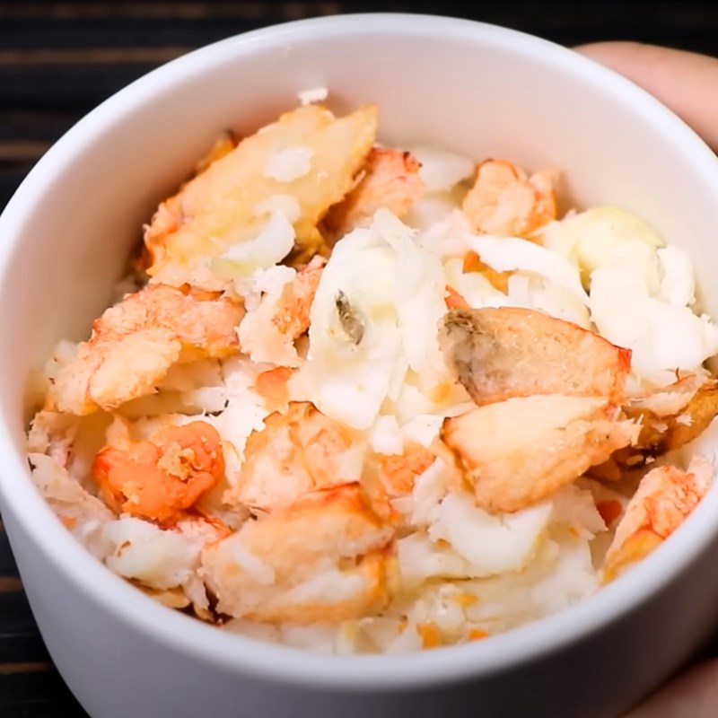 Bước 1 Sơ chế nguyên liệu Chả cua Huế