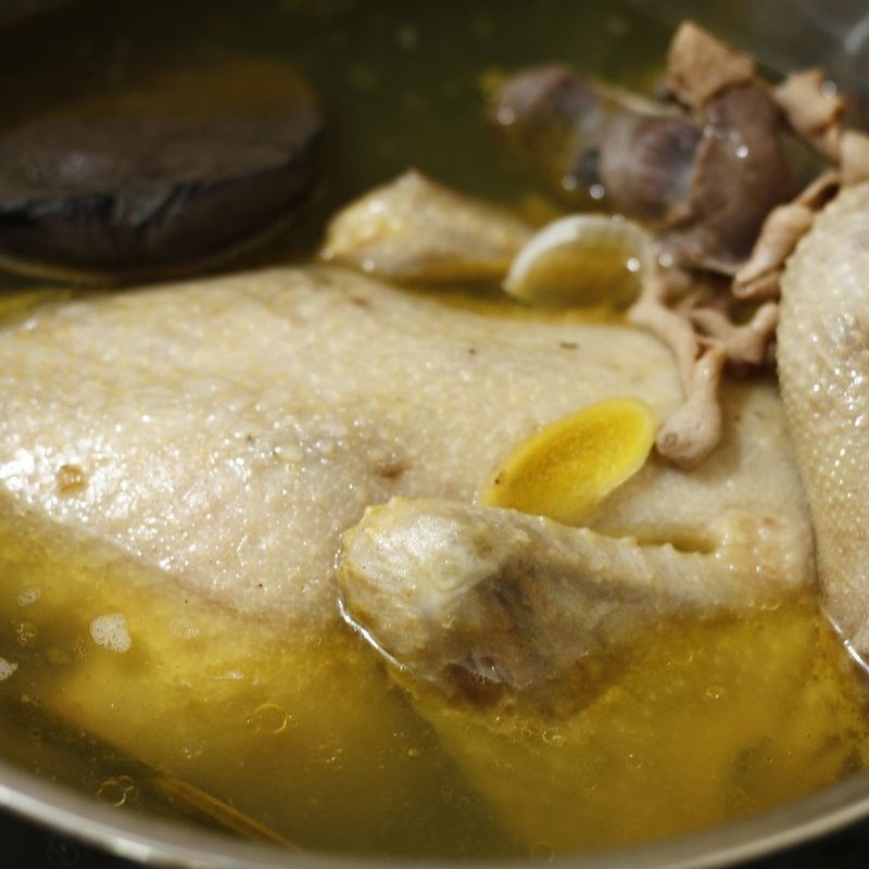 Bước 1 Sơ chế vịt Bún vịt trộn