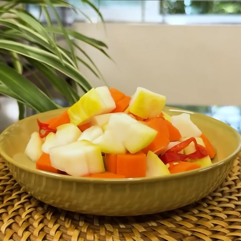 Bước 4 Thành phẩm Su hào muối