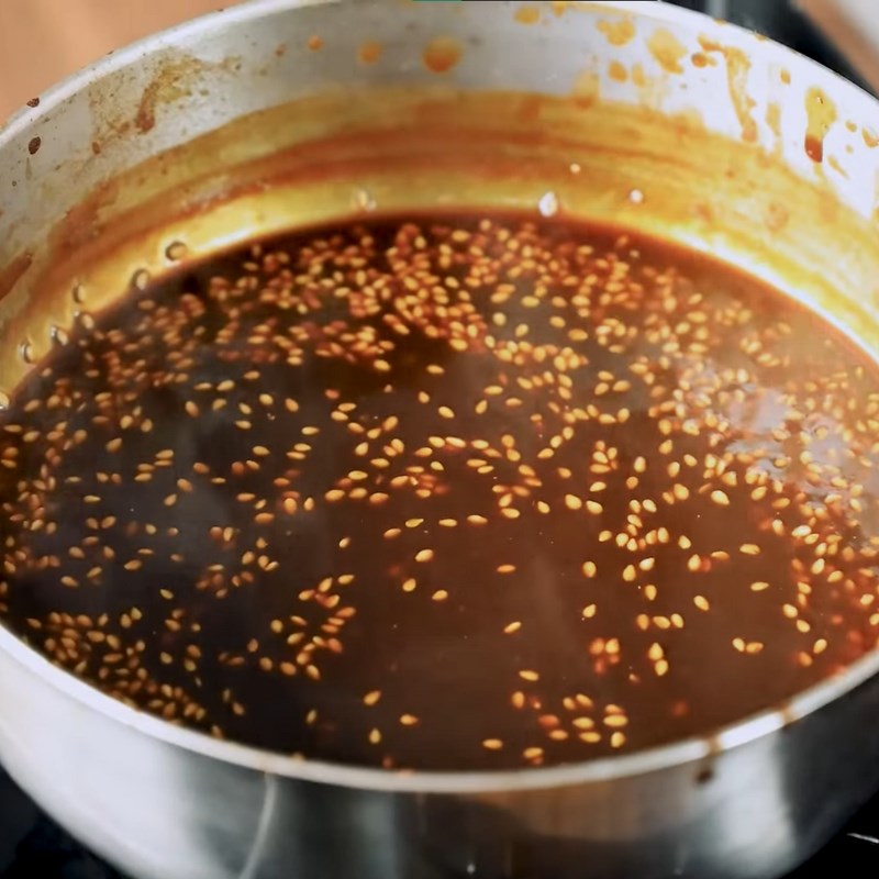 Bước 2 Thành phẩm Sốt Tonkatsu miso đỏ