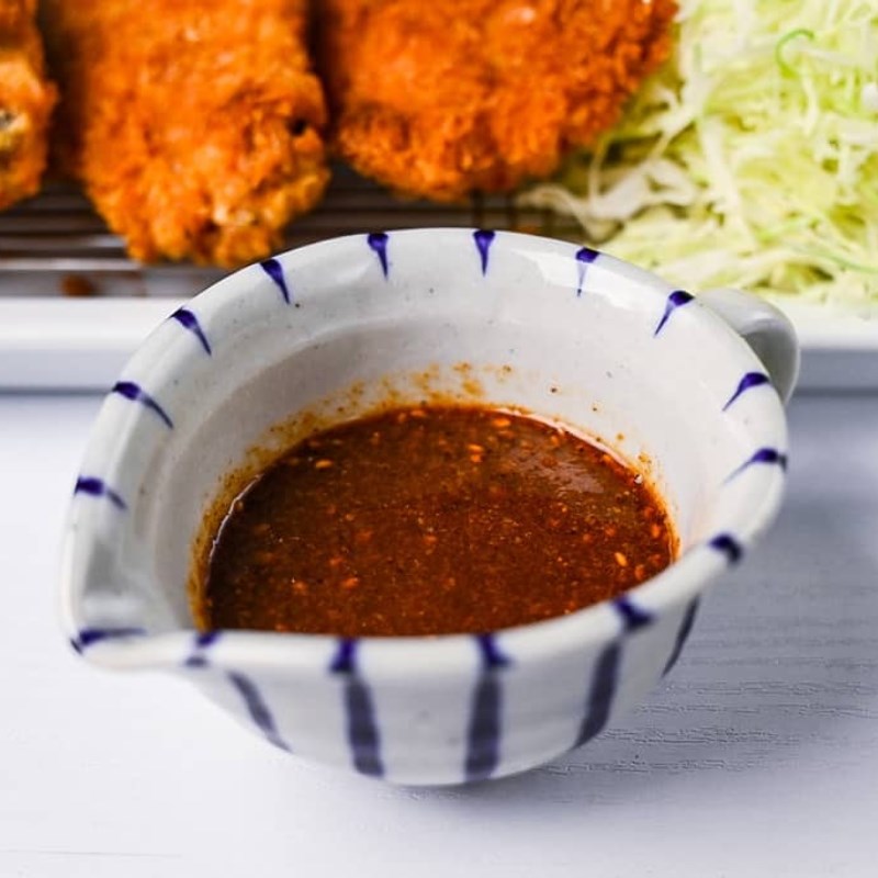 Bước 3 Thành phẩm Sốt Tonkatsu mè rang