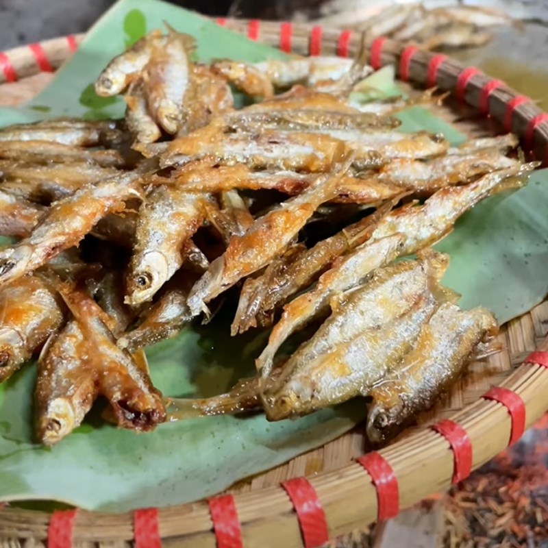 Bước 3 Thành phẩm Cá  mương chiên giòn