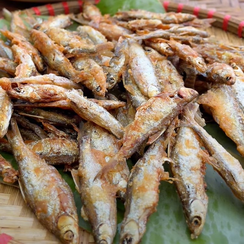Bước 3 Thành phẩm Cá  mương chiên giòn