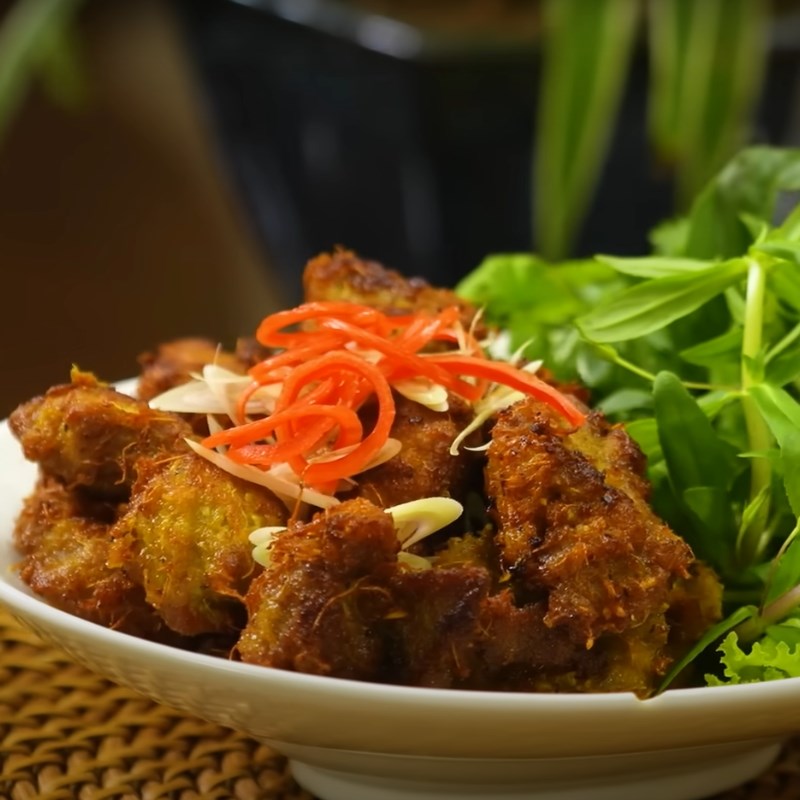 Bước 4 Thành phẩm Thịt lợn chiên riềng